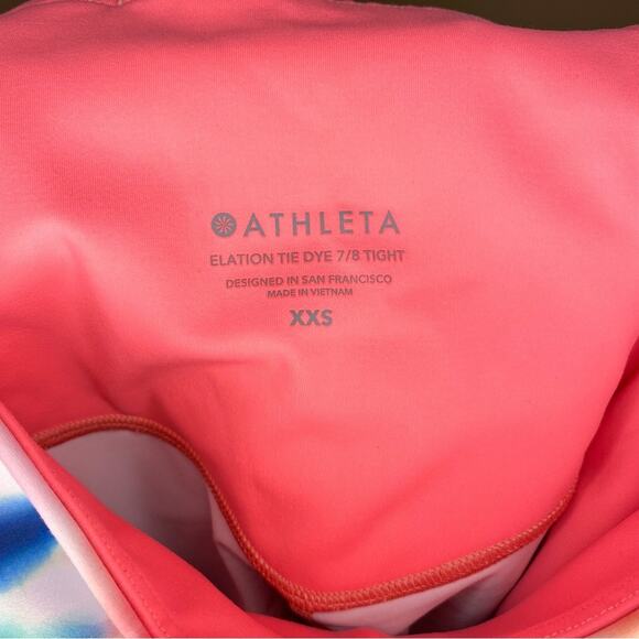 Athleta Elation Tie Dye 7/8 Tight - Picture 5 of 5